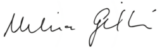 Melissa Gilliam signature